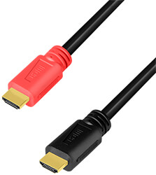 logilink chv0100 hdmi cable a m to a m 4k 60 hz amp black 10 m photo