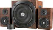 trust 20244 vigor 21 subwoofer speaker set brown photo