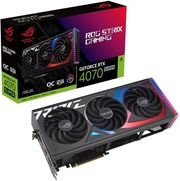 vga asus nvidia geforce rog strix rtx 4070 super oc 12gb gddr6x retail photo