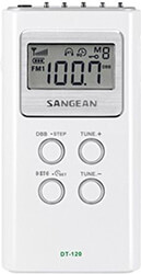 sangean dt 120 white forito radiofono photo