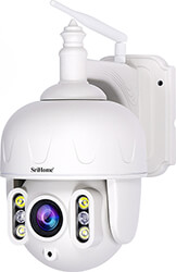 srihome sh028 d 1920p h265 5x optical zoom pan tilt outdoor waterproof wireless camera white photo