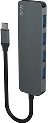 savio ak 54 adapter usb a 4 port hub usb 31 photo