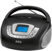 aeg sr 4373 radio with sd usb black photo