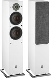 dali oberon 7 floorstanding loudspeaker white photo