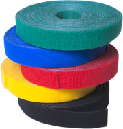 logilink kab0054 wire strap with velcro tape 16mm 4m green photo