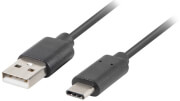 lanberg cable usb c 31 m am 1m black photo