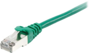 equip 606403 cat6a s ftp patch cable rj45 lszh 26awg 1m green photo