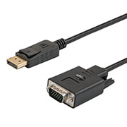 savio cl 92 displayport m vga m cable 18m black photo