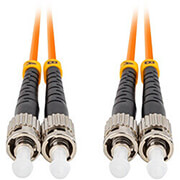 lanberg fiber optic patchcord mm st upc st upc duplex lszh om2 50 125 30mm 5m orange photo