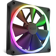 nzxt f140 rgb 140mm black fan photo