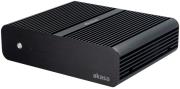 akasa ak itx05 bk12 euler fanless mini itx case with 120w psu black photo