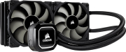 corsair hydro series h100x high performance 240mm liquid cpu cooler photo