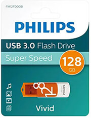 philips usb 30 128gb vivid edition sunrise orange