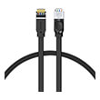 baseus cat6 rj45 ethernet gigabit network flat cable 3m black photo