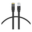 baseus cat6 rj45 ethernet gigabit network flat cable 1m black photo