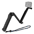 puluz folding stick selfie stick tripod pu202 black photo