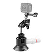 puluz glass car holder with pump suction for gopro hero dji osmo action pu845b photo