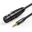 ugreen av182 20763 cable audio xlr to 35mm f m 1m photo