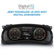 digital iq ddd 295 ic 123in jeep wrangler jk mod 2011 2017 digital dashboard photo