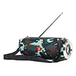 gembird portable bt speaker with antenna camo spk bt 17 cm photo