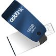 addlink 16gb otg 2 in 1 micro usb usb31 blue ad16gbt55b3  photo