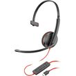 poly blackwire 3210 monaural usb c headset photo