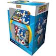 pyramid sega sonic the hedgehog mug coaster keychain gift set photo