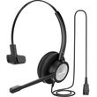 supervoice svc 121 professional hd call center headset mono with qd and mic w o bottom cable photo