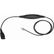 supervoice svc qd309 headset qd to rj9 bottom cable with microphone amplification photo