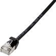 logilink patch cable cat6a tpe slimline black 05m photo