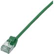 logilink patch cable cat6a tpe slimline green 1m photo