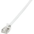 logilink patch cable cat6a tpe slimline white 05m photo