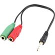 white shark headset cable 35mm x 2f3pin 35mm m4pin 02m ws 354p 2x35 photo