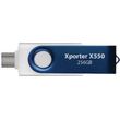 patriot xporter x550 256gb usb 32 flash drive dual interface type a type c ps256gx550aad photo