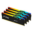 ram kingston fury beast black rgb 128gb 4x32gb ddr5 5600mt s cl40 xmp quad kit kf556c40bbak4 128 photo