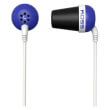 koss the plug colors in ear headphones blue photo