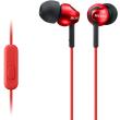 sony mdr ex110ap in ear headphones red photo