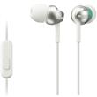 sony mdr ex110ap in ear headphones white photo