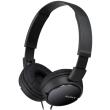 sony mdr zx110 b stereo headphones black photo