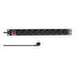 logilink pdu9c02 9x german sockets with switch photo