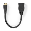 nedis cvgp34590bk02 high speed hdmi cable with ethernet hdmi mini hdmi female 02m black photo