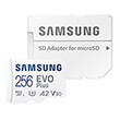 samsung evo plus 256gb micro sdxc uhs i u3 v30 a2 adapter mb mc256sa eu photo