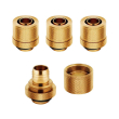 corsair hydro x fitting soft xf straight gold 4 pack 10 13mm compression photo