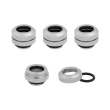 corsair hydro x fitting hard xf straight chrome 4 pack 12mm od compression photo