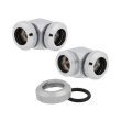 corsair hydro x fitting hard xf 90 angled chrome 2 pack 12mm od compression photo