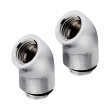 corsair hydro x fitting adapter xf 45 angled rotary chrome 2 pack photo