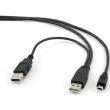 cablexpert ccp usb22 am5p 3 dual usb20 a to mini  photo