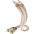 in akustik star audio cable 2x cinch 2x cinch 15m transparent photo