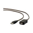 cablexpert uae 01 5m active usb 20 extension cable 5m black photo