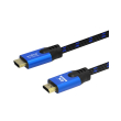 savio cl 143 kabel hdmi m v21 3m 8k copper blue black gold plated ethernet 3d photo